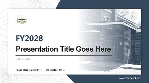 Yeshiva Ohr Naftoli Academic Presentation/Research Findings Report PPT Template
