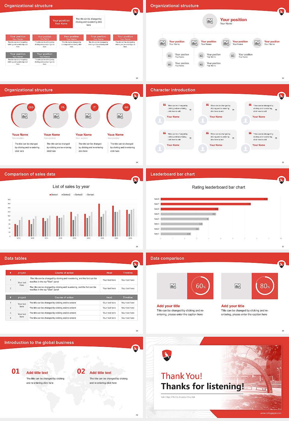 York College of The City University of New York Academic Presentation/Research Findings Report PPT Template16:9 ratio PPT effect preview image4