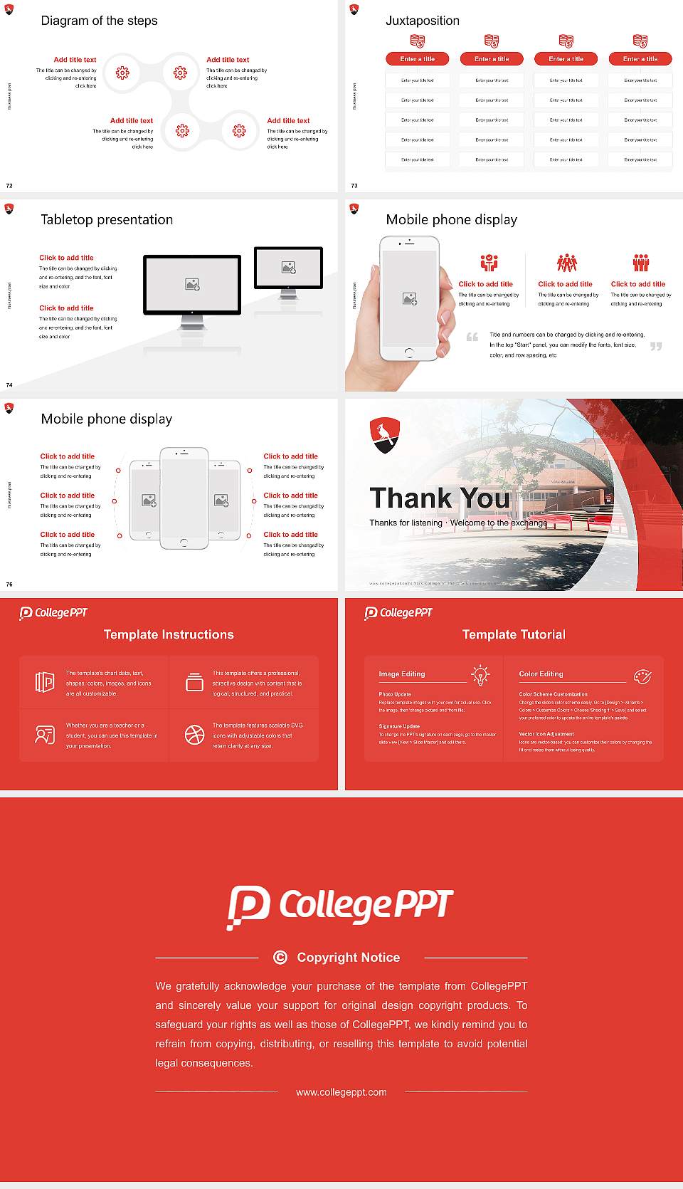 York College of The City University of New York Competition/Entrepreneurship Contest PPT Template16:9 ratio PPT effect preview image9