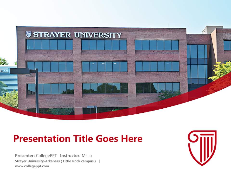 Strayer University-Arkansas（Little Rock campus） Course/Courseware Creation PPT Template4:3 ratio PPT effect preview image5