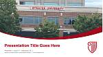 Strayer University-Virginia（Virginia Beach campus） Course/Courseware Creation PPT Template