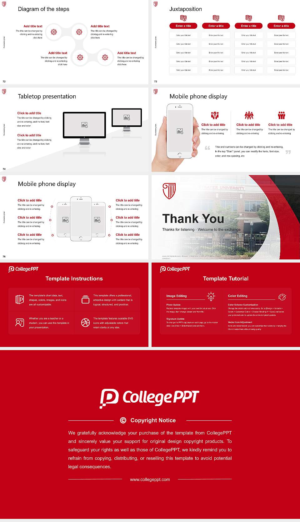Strayer University-Virginia(Virginia Beach campus) Competition/Entrepreneurship Contest PPT Template16:9 ratio PPT effect preview image9