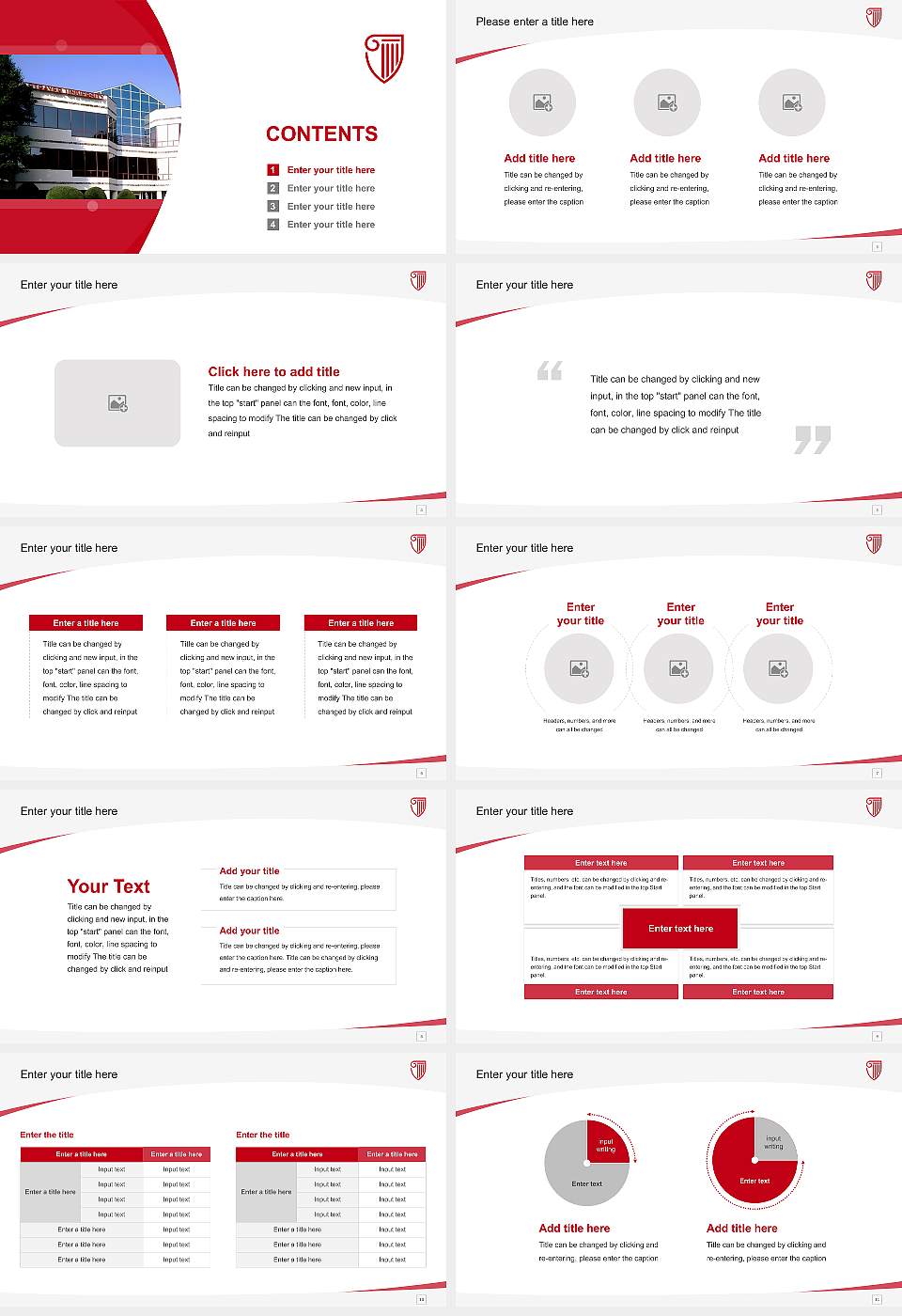Strayer University-Georgia(Morrow campus) Course/Courseware Creation PPT Template16:9 ratio PPT effect preview image2
