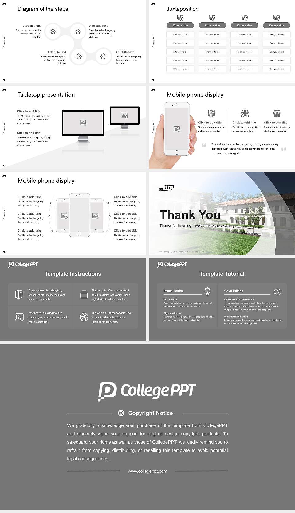 Yeshiva of the Telshe Alumni Competition/Entrepreneurship Contest PPT Template16:9 ratio PPT effect preview image9