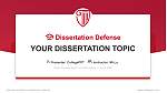 Strayer University-Texas（Fort Worth campus） Disputation Powerpoint Vorlage