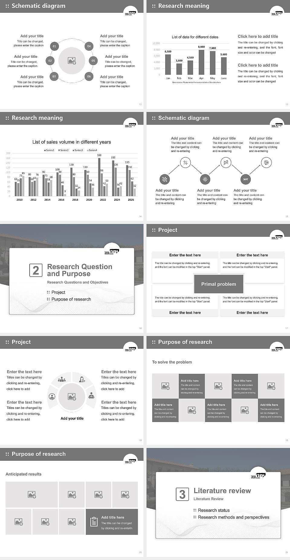 Yeshiva of the Telshe Alumni Graduation Thesis Defense PPT Template4:3 ratio PPT effect preview image3