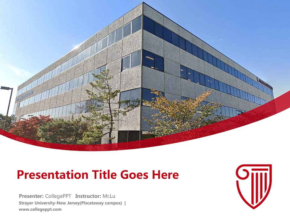 Strayer University-New Jersey(Piscataway campus) Course/Courseware Creation PPT Template4:3 ratio PPT effect preview image5