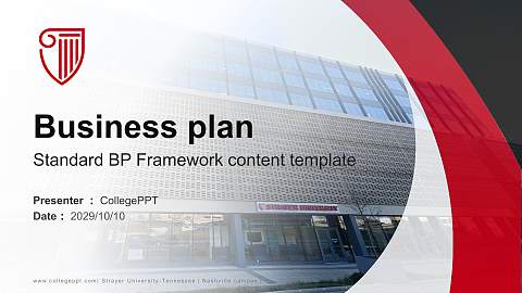 Strayer University-Tennessee（Nashville campus） Competition/Entrepreneurship Contest PPT Template