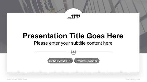 Yeshiva of the Telshe Alumni National Scholarship Defense PPT Template