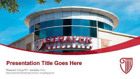 Strayer University-Virginia(Arlington campus) Course/Courseware Creation PPT Template