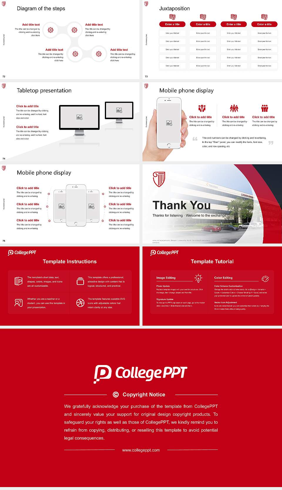 Strayer University-North Carolina(Greensboro campus) Competition/Entrepreneurship Contest PPT Template16:9 ratio PPT effect preview image9