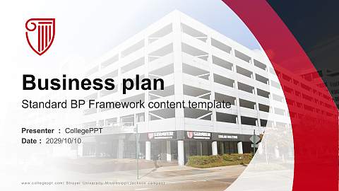 Strayer University-Mississippi(Jackson campus) Competition/Entrepreneurship Contest PPT Template