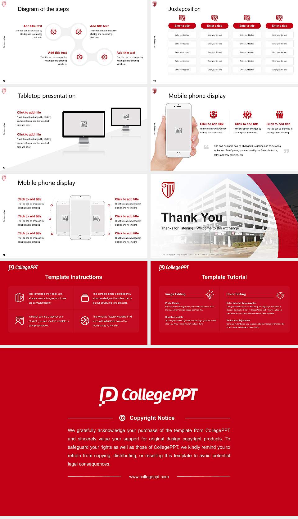 Strayer University-Mississippi(Jackson campus) Competition/Entrepreneurship Contest PPT Template16:9 ratio PPT effect preview image9