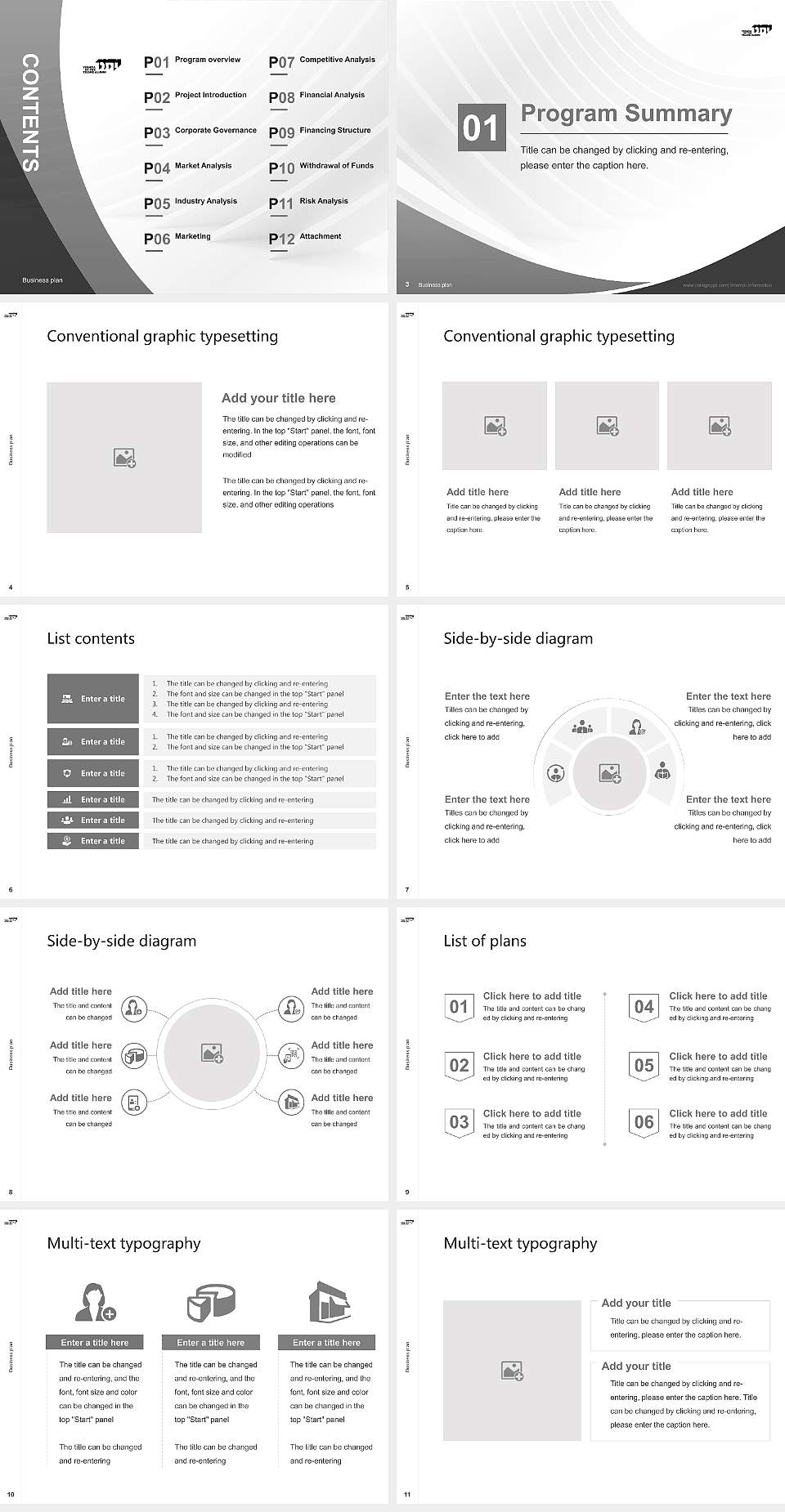 Yeshiva of the Telshe Alumni Competition/Entrepreneurship Contest PPT Template4:3 ratio PPT effect preview image2