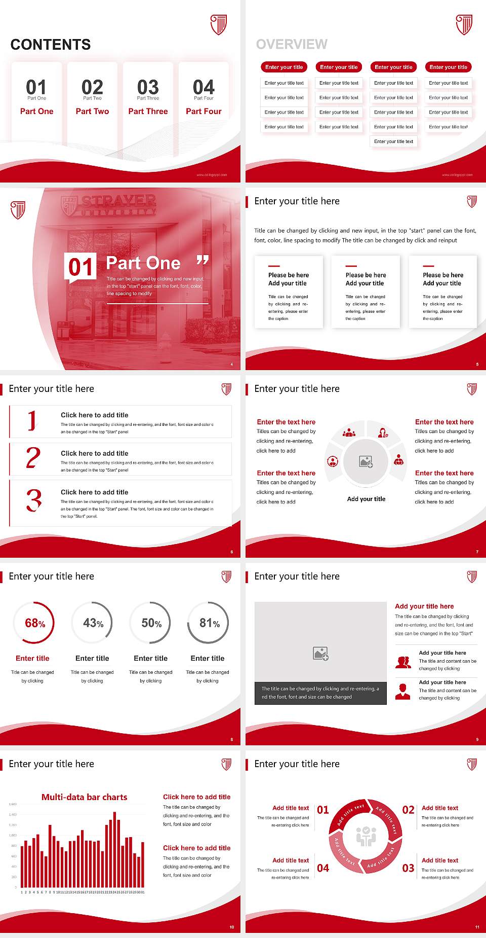 Strayer University-Virginia(Alexandria campus) Lecture Sharing and Networking Event PPT Template4:3 ratio PPT effect preview image2