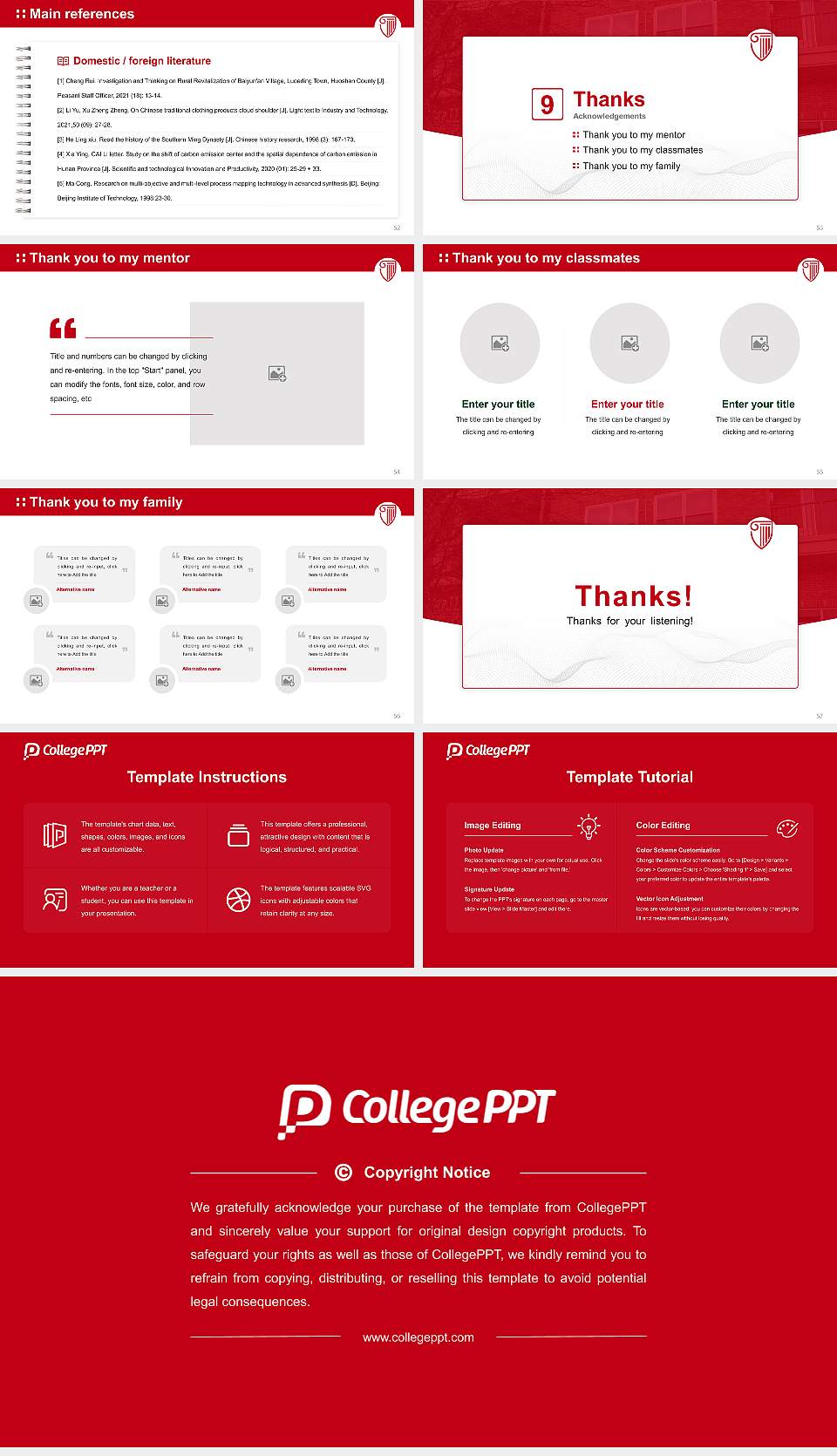 Strayer University-Alabama（Montgomery campus） Graduation Thesis Defense PPT Template16:9 ratio PPT effect preview image7