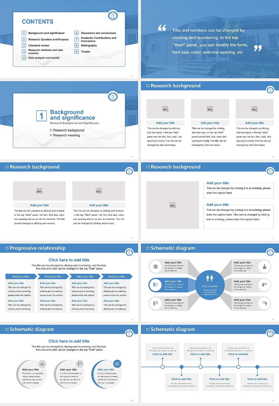 Yeshiva Zichron Aryeh Graduation Thesis Defense PPT Template16:9 ratio PPT effect preview image2