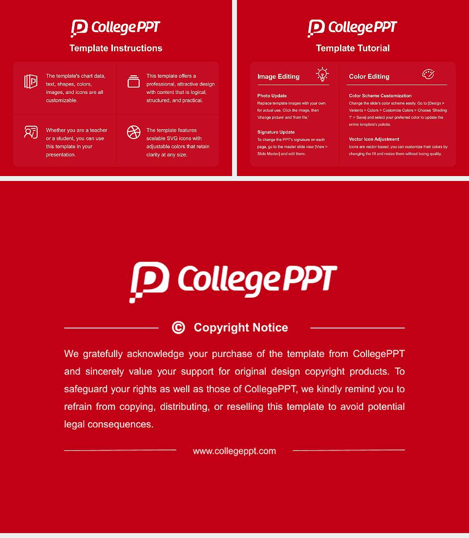 Strayer University-Georgia（Augusta campus） Course/Courseware Creation PPT Template4:3 ratio PPT effect preview image5