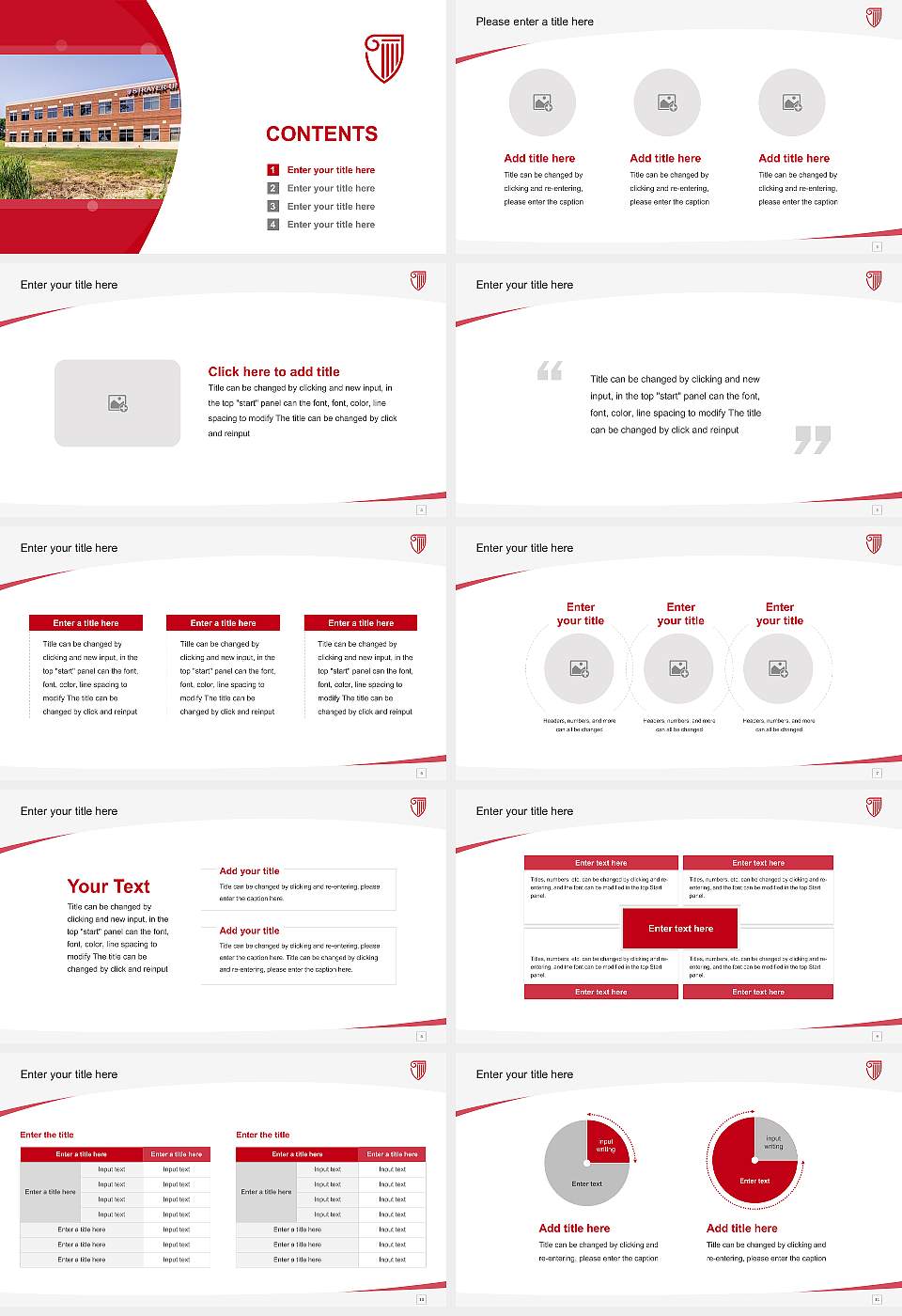 Strayer University-Virginia（Newport News） Course/Courseware Creation PPT Template16:9 ratio PPT effect preview image2
