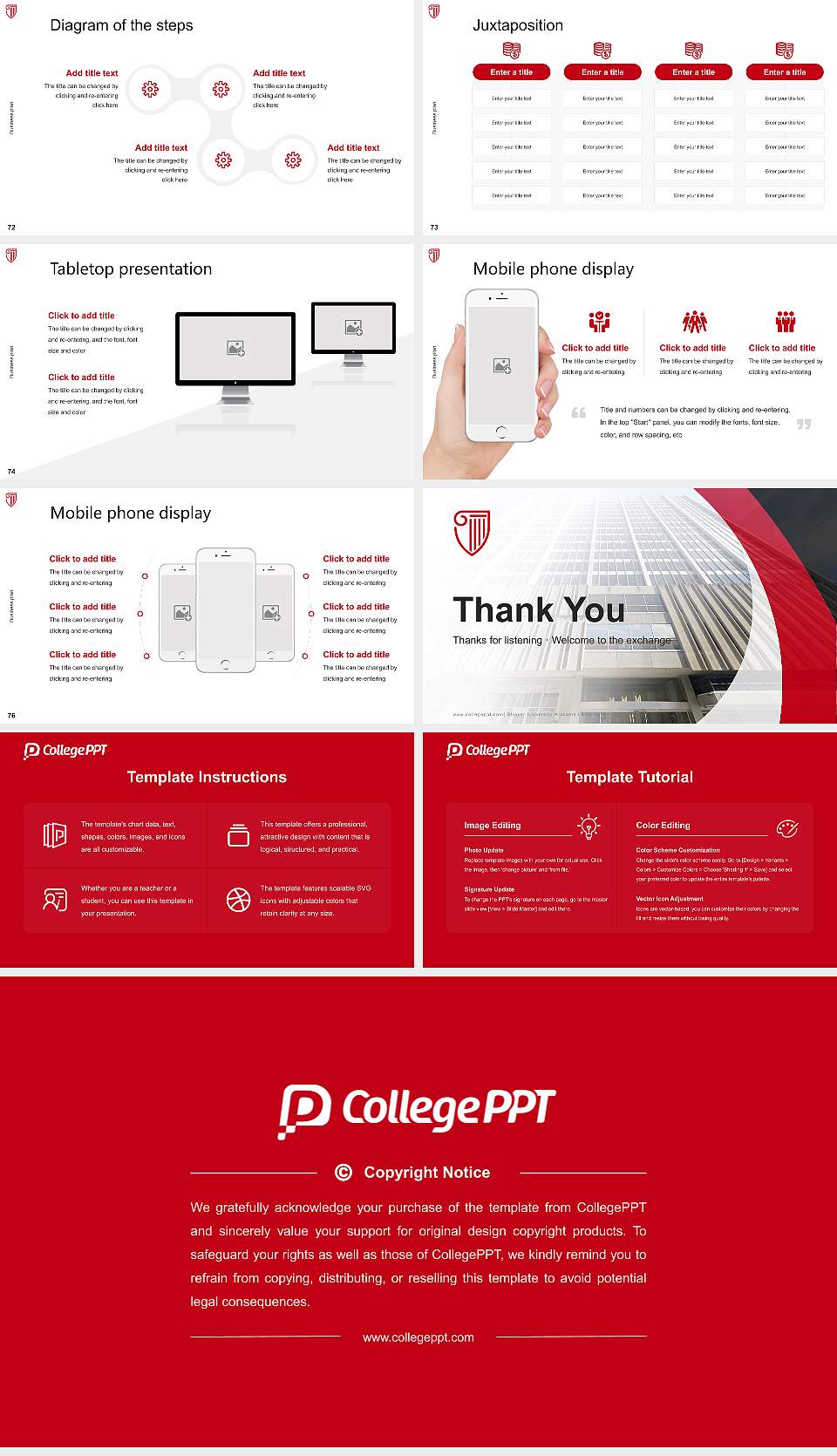 Strayer University-Alabama（Birmingham campus） Competition/Entrepreneurship Contest PPT Template16:9 ratio PPT effect preview image9