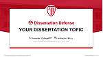 Strayer University-Virginia(Chesterfield campus) Graduation Thesis Defense PPT Template
