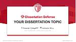 Strayer University-Georgia（Columbus campus) Disputation Powerpoint Vorlage
