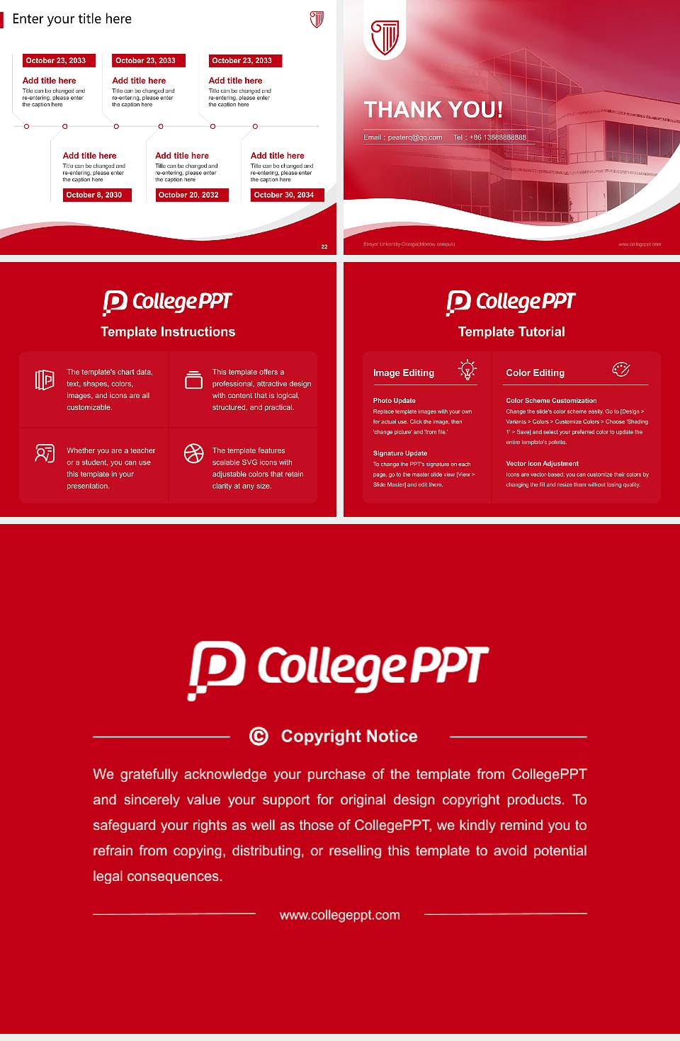 Strayer University-Georgia(Morrow campus) Lecture Sharing and Networking Event PPT Template4:3 ratio PPT effect preview image4