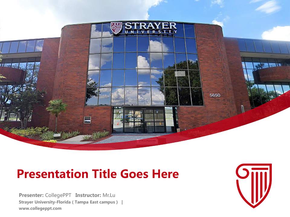 Strayer University-Florida（Tampa East campus） Course/Courseware Creation PPT Template4:3 ratio PPT effect preview image5