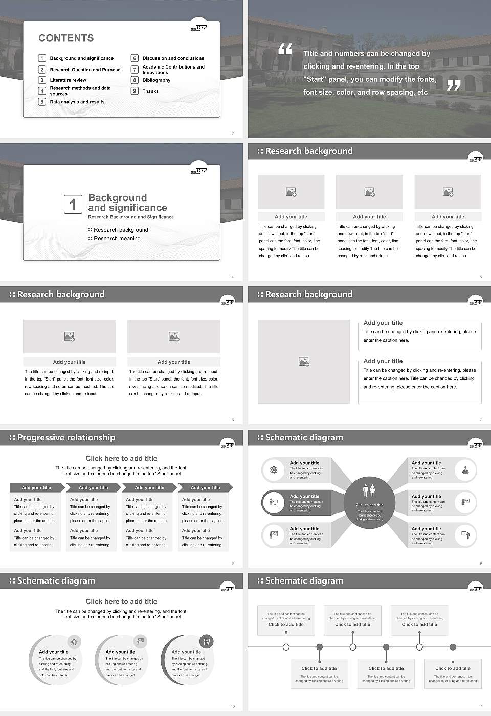 Yeshiva of the Telshe Alumni Graduation Thesis Defense PPT Template16:9 ratio PPT effect preview image2