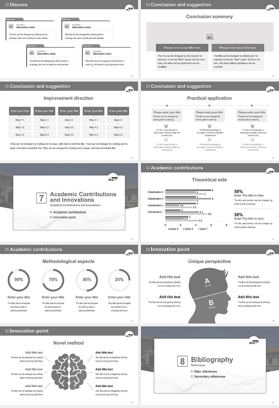 Yeshiva of the Telshe Alumni Graduation Thesis Defense PPT Template16:9 ratio PPT effect preview image6