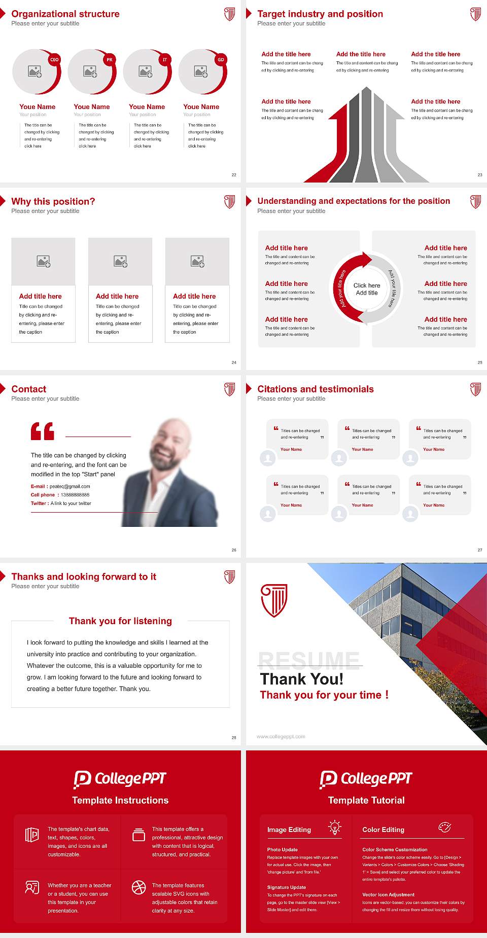 Strayer University-New Jersey(Piscataway campus) Resume PPT Template4:3 ratio PPT effect preview image4