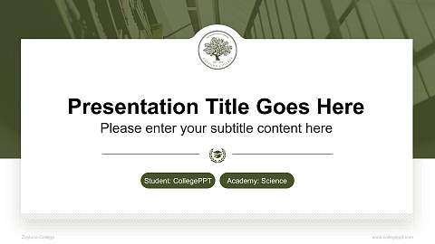 Zaytuna College National Scholarship Defense PPT Template