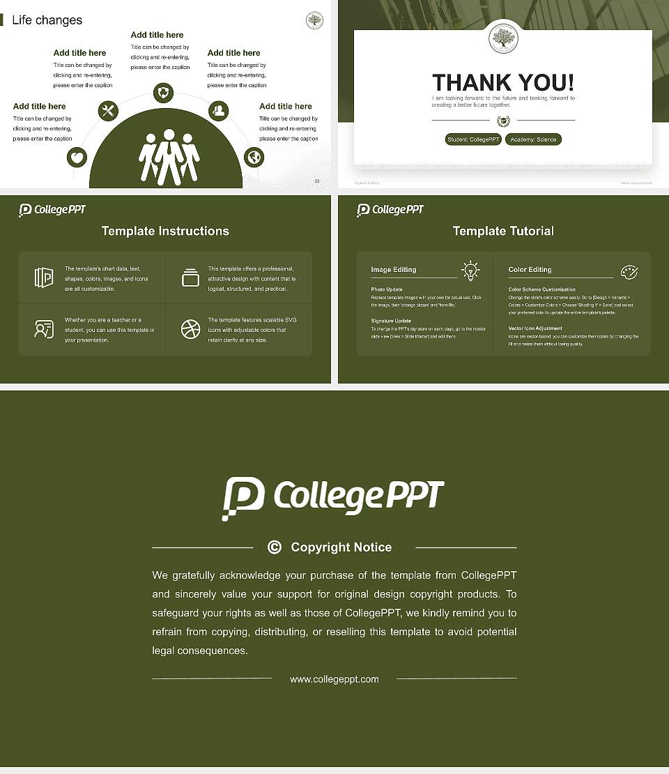 Zaytuna College National Scholarship Defense PPT Template16:9 ratio PPT effect preview image4