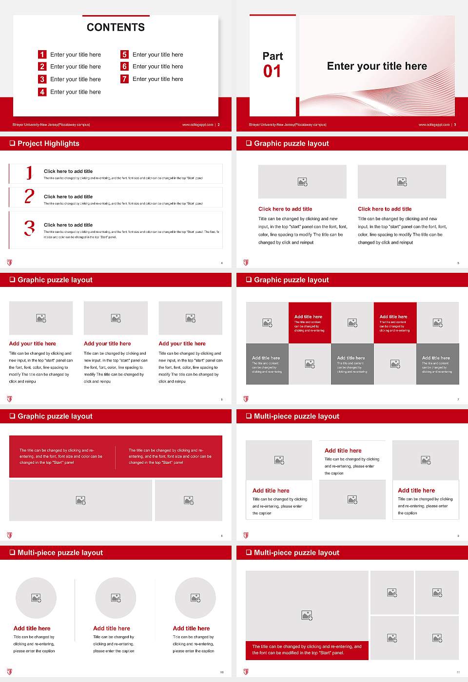 Strayer University-New Jersey(Piscataway campus) General Purpose PPT Template16:9 ratio PPT effect preview image2