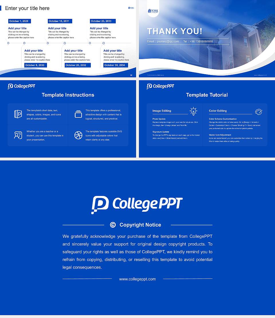 York University (Nebraska) Lecture Sharing and Networking Event PPT Template16:9 ratio PPT effect preview image4