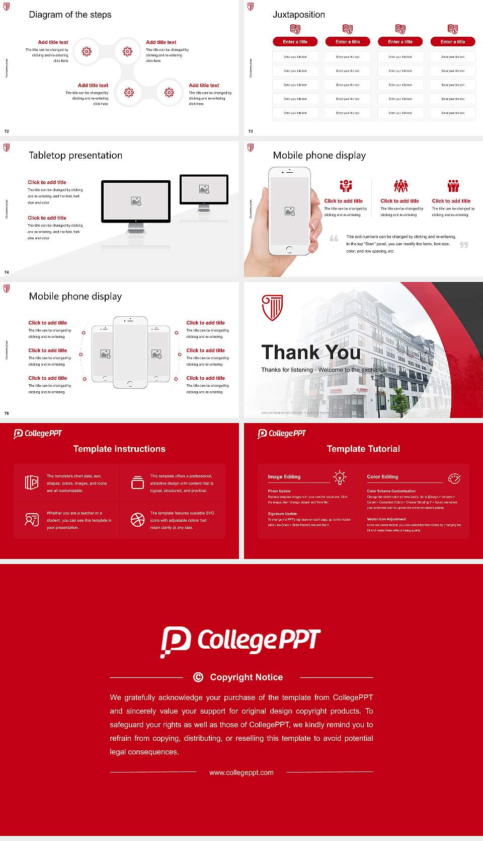 Strayer University-Pennsylvania(Allentown campus) Competition/Entrepreneurship Contest PPT Template16:9 ratio PPT effect preview image9