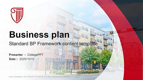 Strayer University-Florida（Tallahassee campus） Competition/Entrepreneurship Contest PPT Template
