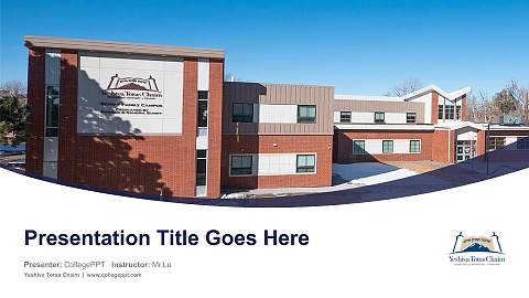 Yeshiva Toras Chaim Course/Courseware Creation PPT Template