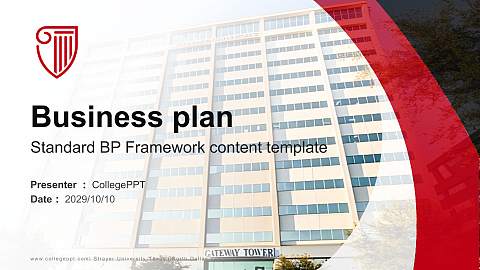 Strayer University-Texas（North Dallas campus） Competition/Entrepreneurship Contest PPT Template