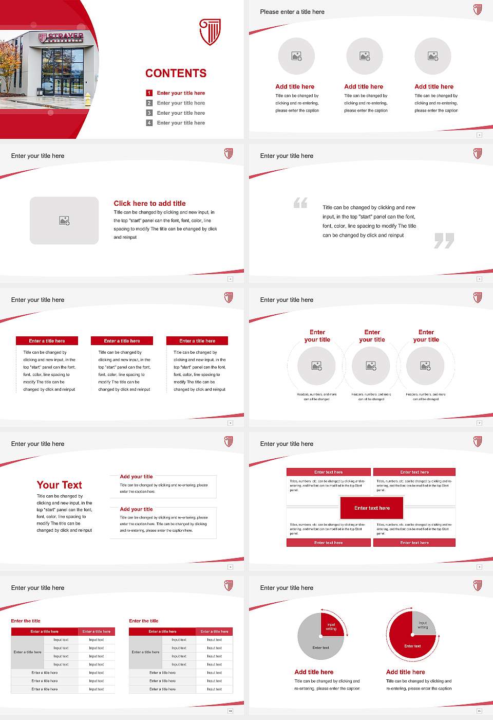 Strayer University-Virginia(Alexandria campus) Course/Courseware Creation PPT Template16:9 ratio PPT effect preview image2