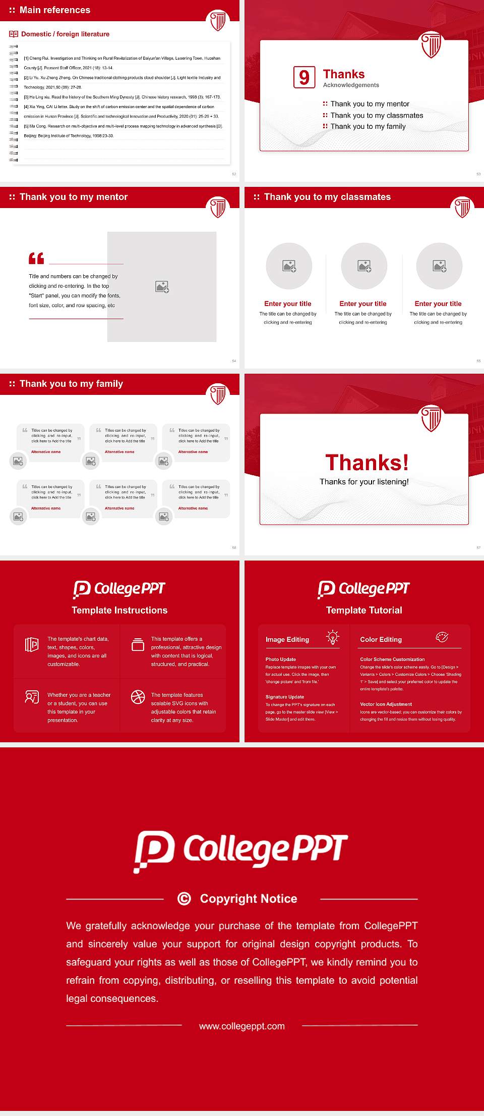 Strayer University-Maryland(Anne Arundel campus) Graduation Thesis Defense PPT Template4:3 ratio PPT effect preview image7