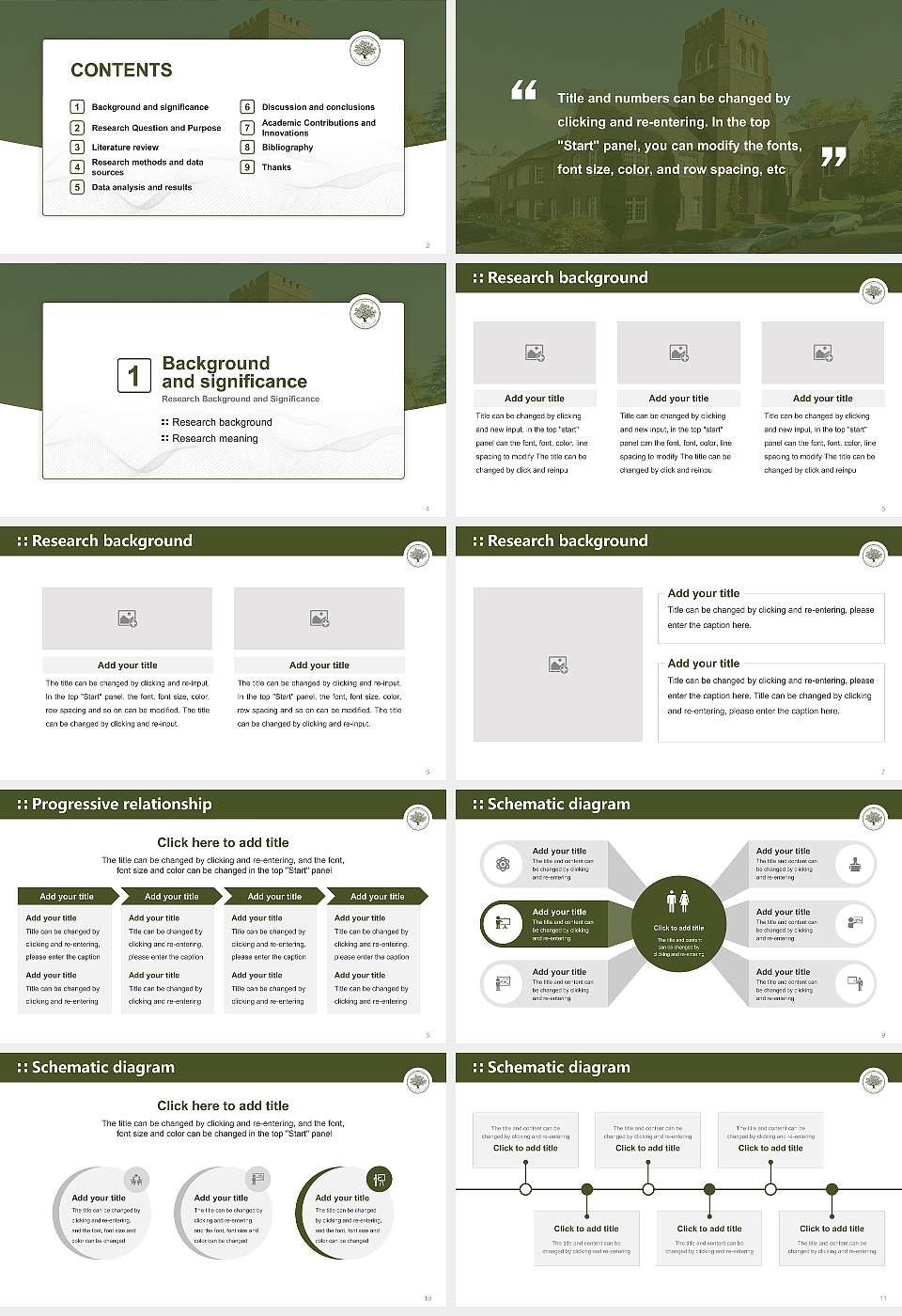 Zaytuna College Graduation Thesis Defense PPT Template16:9 ratio PPT effect preview image2