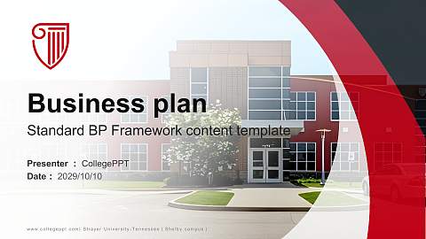 Strayer University-Tennessee（Shelby campus） Competition/Entrepreneurship Contest PPT Template