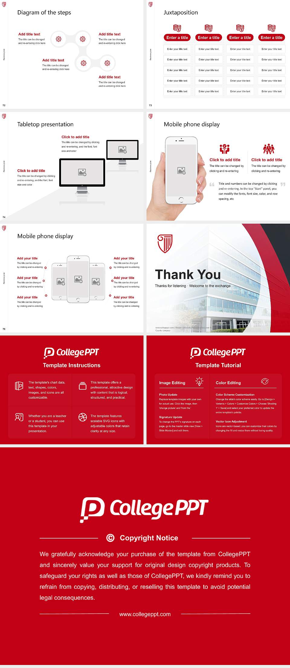 Strayer University-Pennsylvania(Lower Bucks County campus) Competition/Entrepreneurship Contest PPT Template4:3 ratio PPT effect preview image9