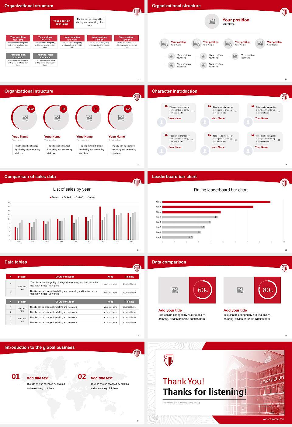 Strayer University-Maryland(Anne Arundel campus) Academic Presentation/Research Findings Report PPT Template16:9 ratio PPT effect preview image4