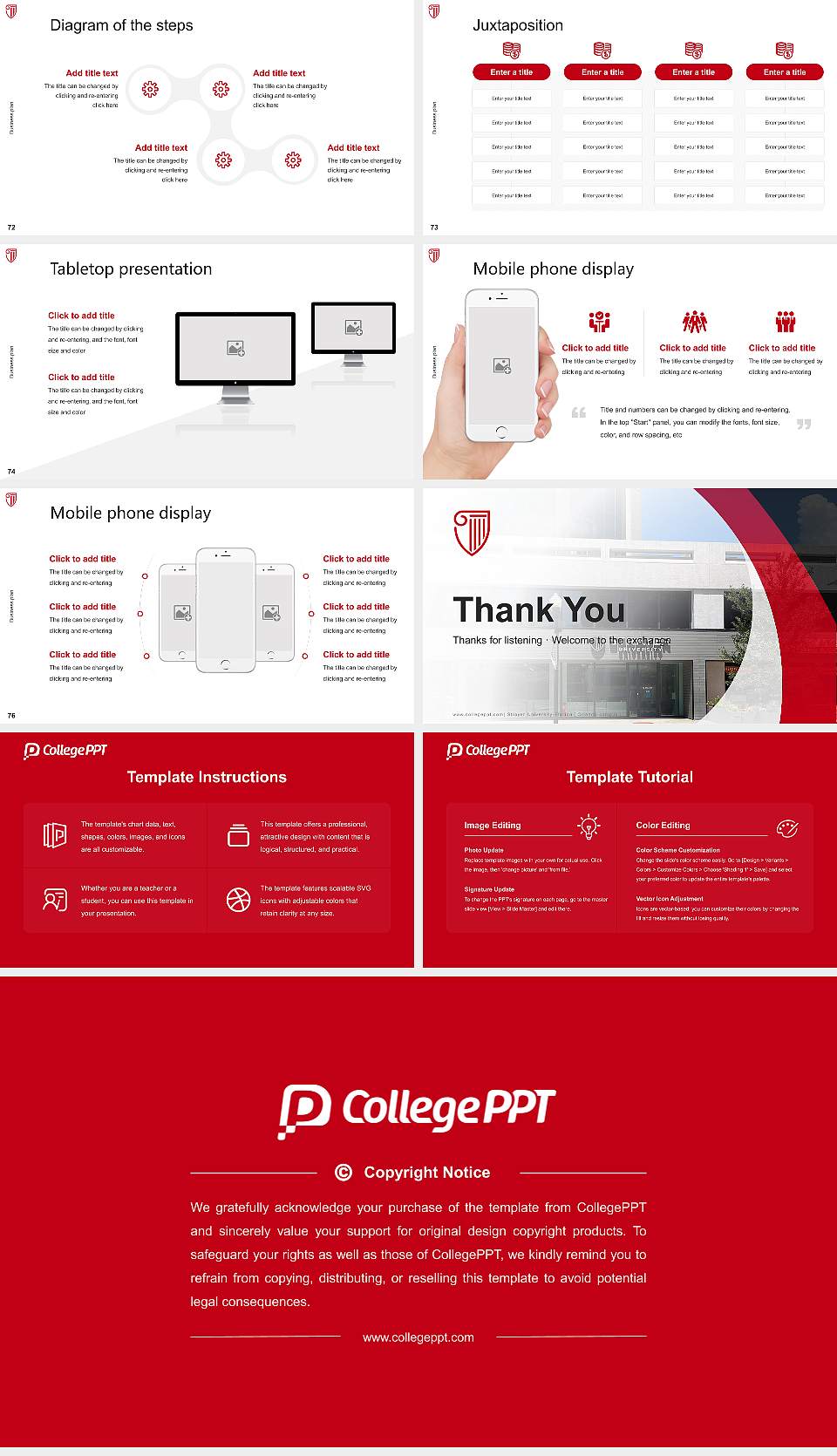 Strayer University-Florida（Orlando campus） Competition/Entrepreneurship Contest PPT Template16:9 ratio PPT effect preview image9