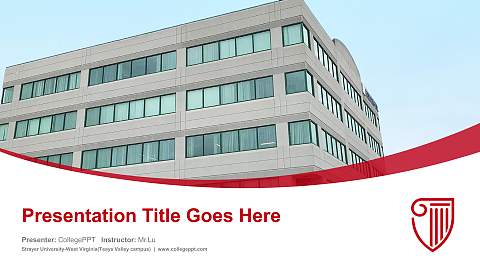 Strayer University-West Virginia(Teays Valley campus) Course/Courseware Creation PPT Template