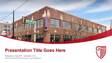 Strayer University-Oklahoma City campus Course/Courseware Creation PPT Template