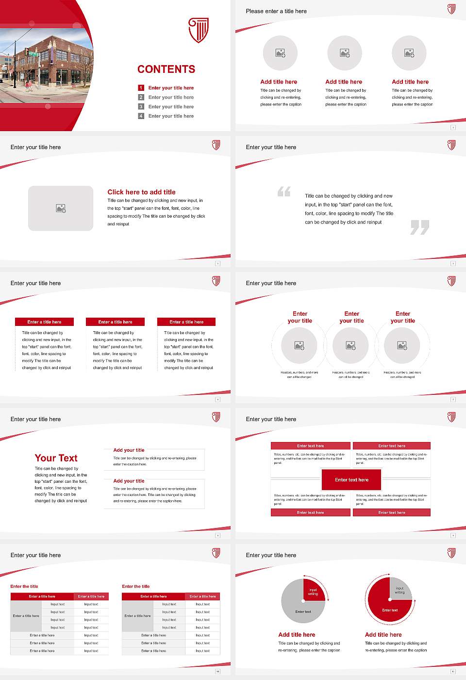 Strayer University-Oklahoma City campus Course/Courseware Creation PPT Template16:9 ratio PPT effect preview image2