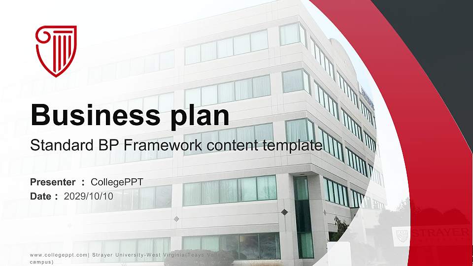 Strayer University-West Virginia(Teays Valley campus) Competition/Entrepreneurship Contest PPT Template16:9 ratio PPT effect preview image1